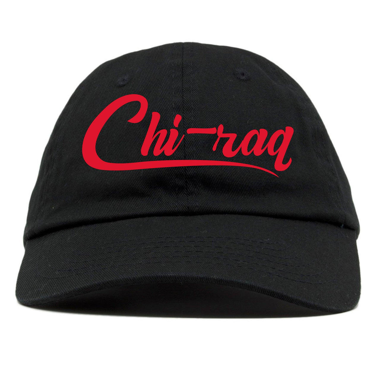 Bred 2019 4s Dad Hat | Chiraq, Black