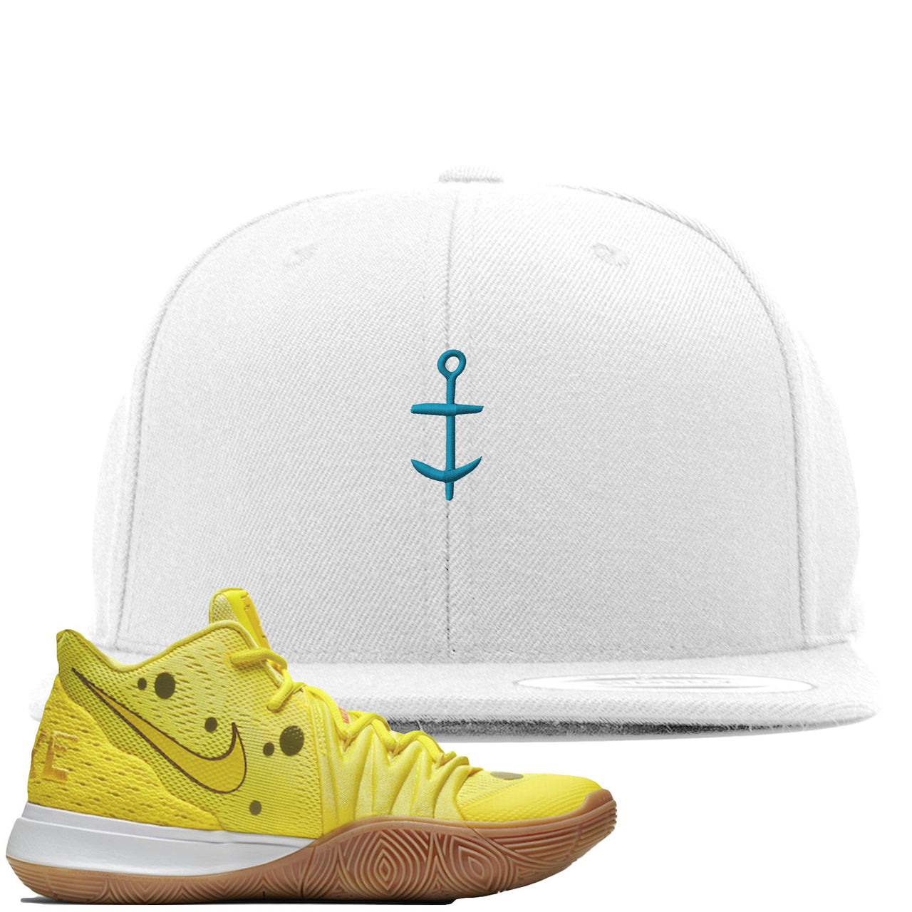 Spongebob K5s Snapback | Anchor, White