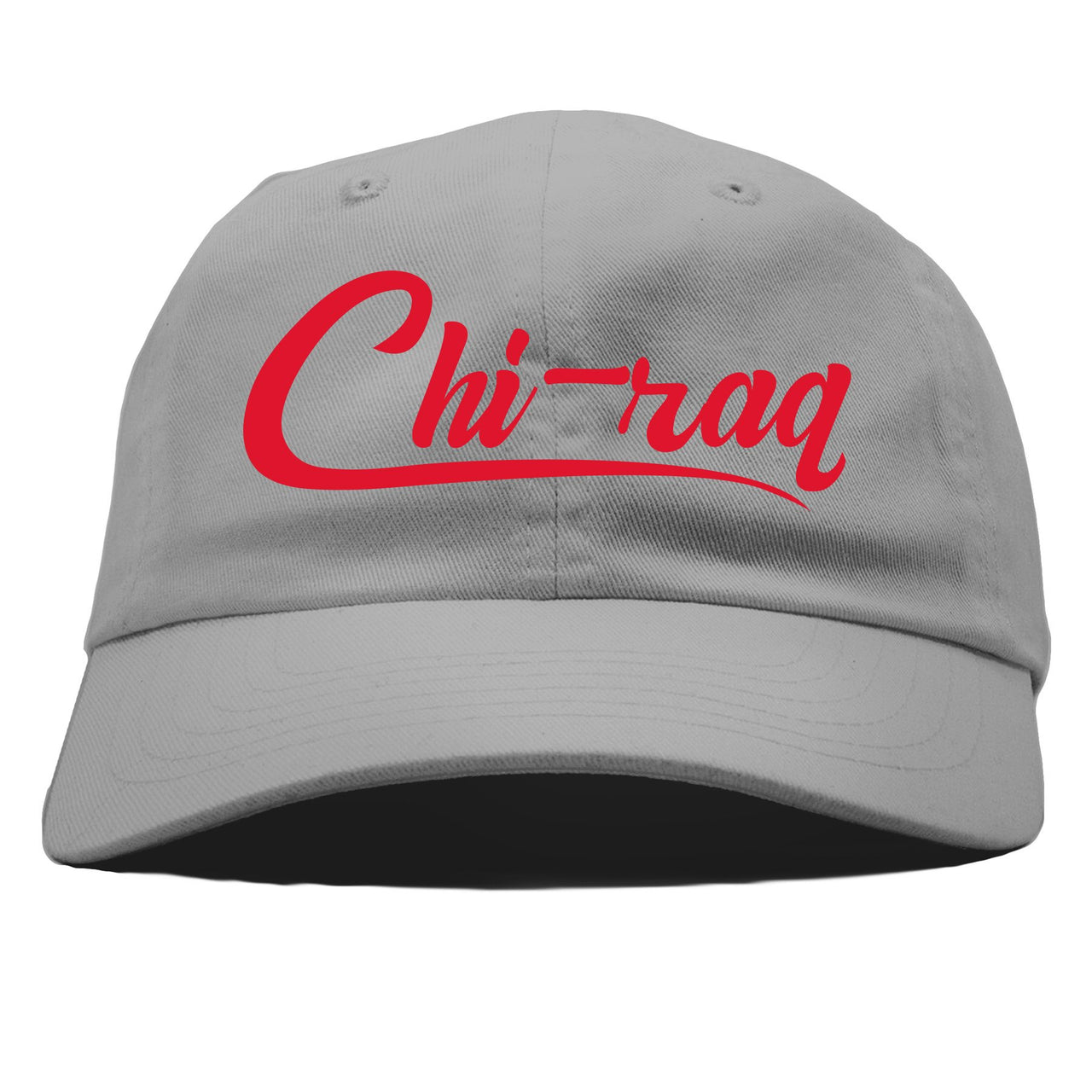 Bred 2019 4s Dad Hat | Chiraq, Gray