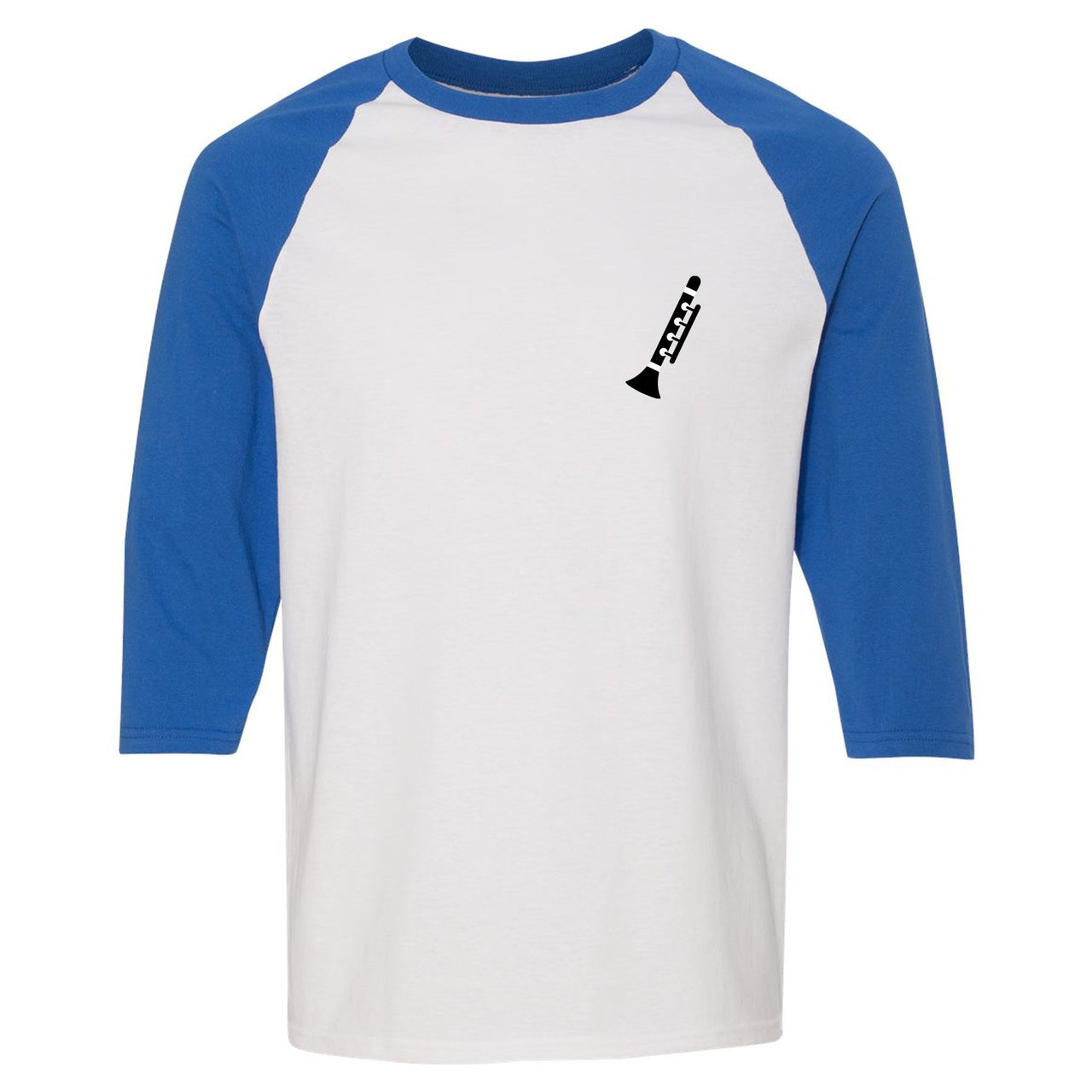 Squid K5s Raglan T Shirt | Clarinet, White and Blue
