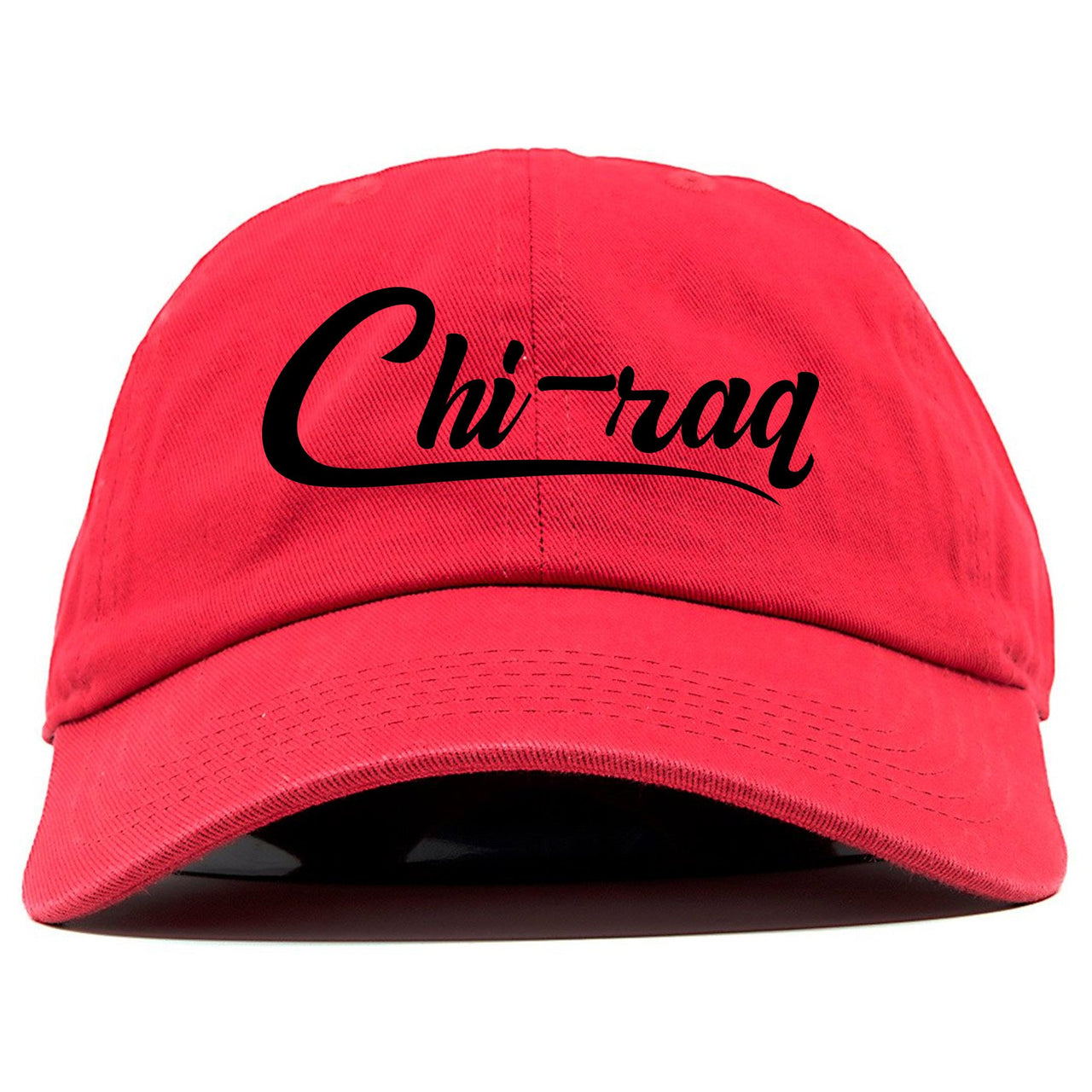 Reflections of a Champion 8s Dad Hat | Chiraq Script, Red