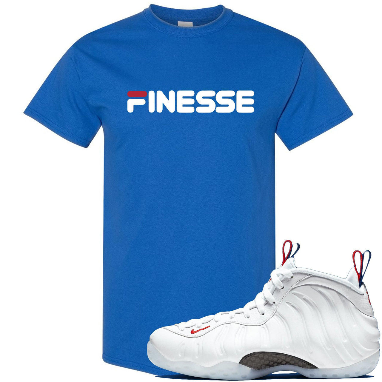 USA One Foams T Shirt | Finesse, Royal Blue