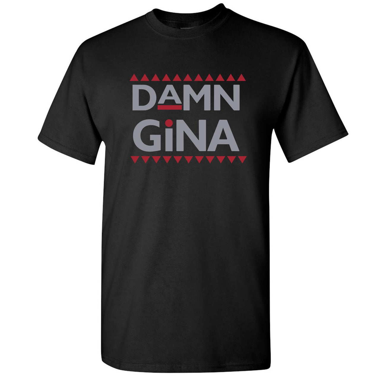Bred 2019 4s T Shirt | Damn Gina, Black