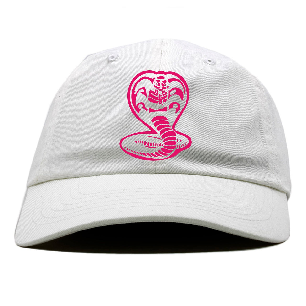 Pink Snakeskin WMNS Low 11s Dad Hat | Cobra Snake, White