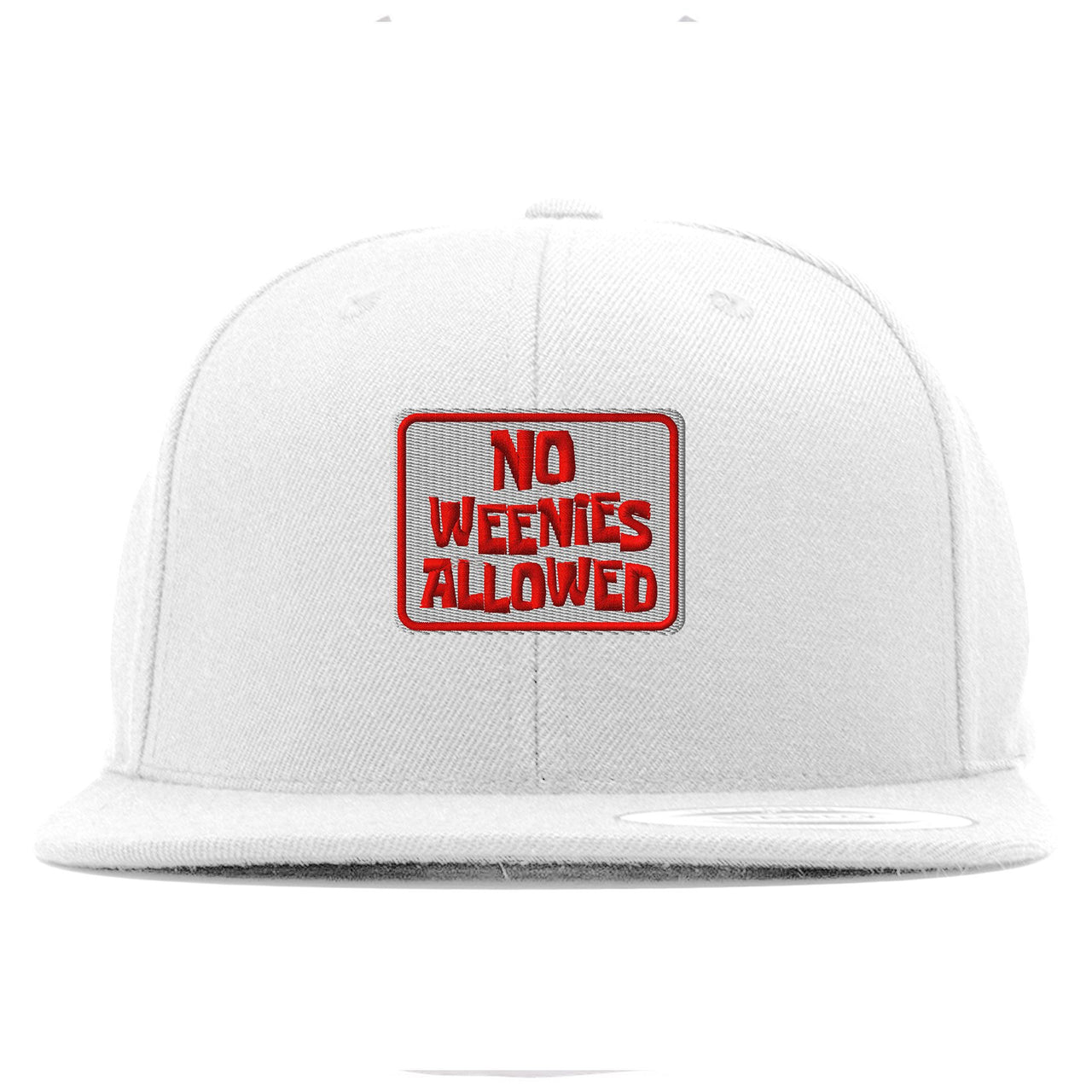 Patrick K5s Snapback | No Weenies Allowed, White