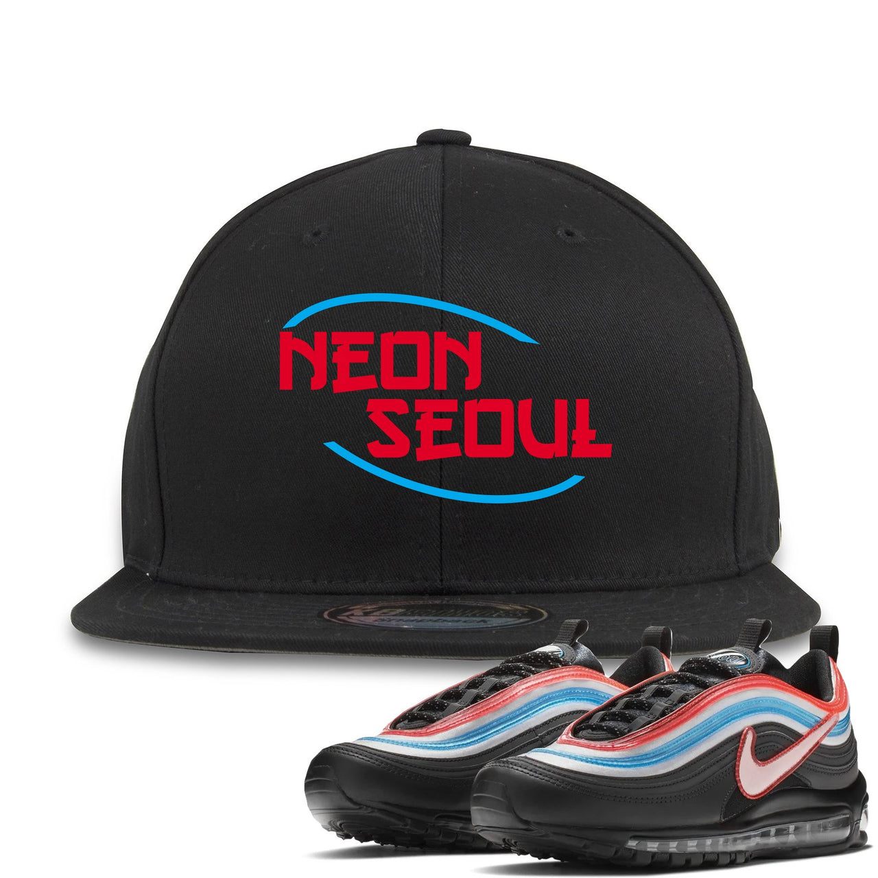 Neon Seoul 97s Snapback | Seoul in English, Black