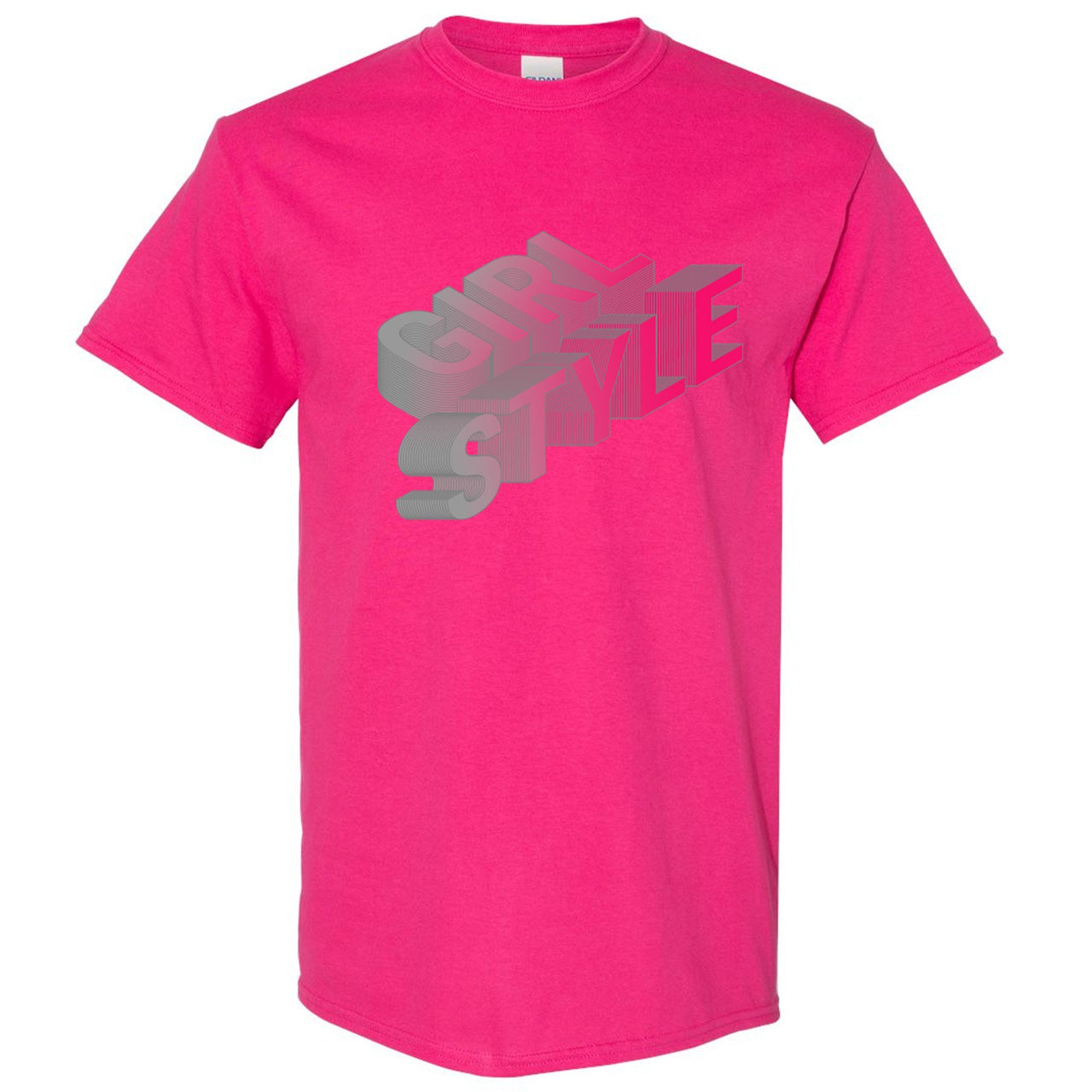 Grey Pink 12s T Shirt | Girl Style, Heliconia