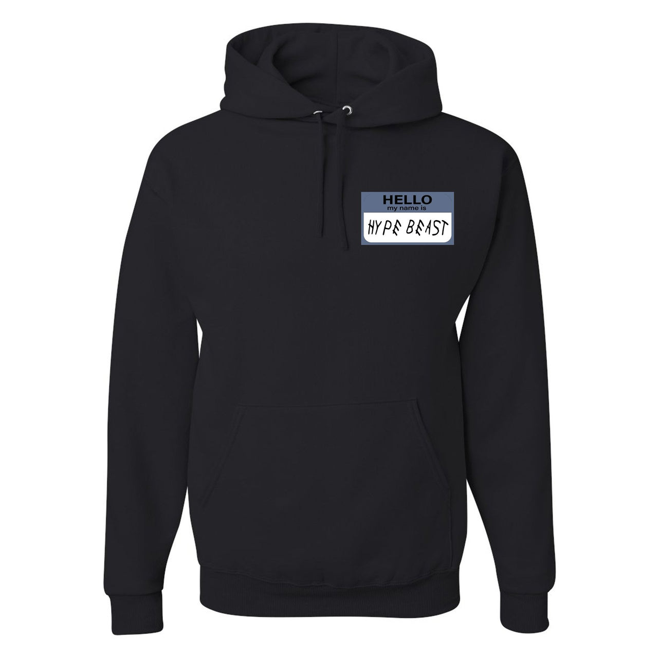 Cap and Gown 13s Hoodie | Hello My Name is Hype Beast Woe Style, Black