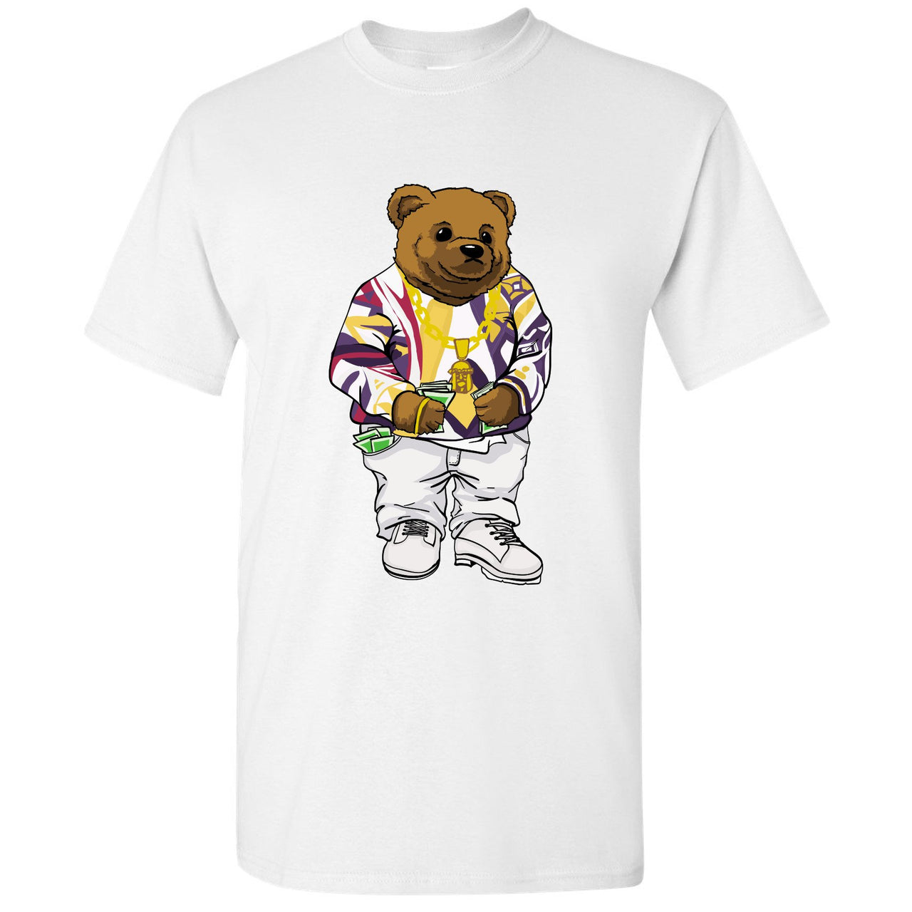 Varsity Maize Mid Blazers T Shirt | Sweater Bear, White