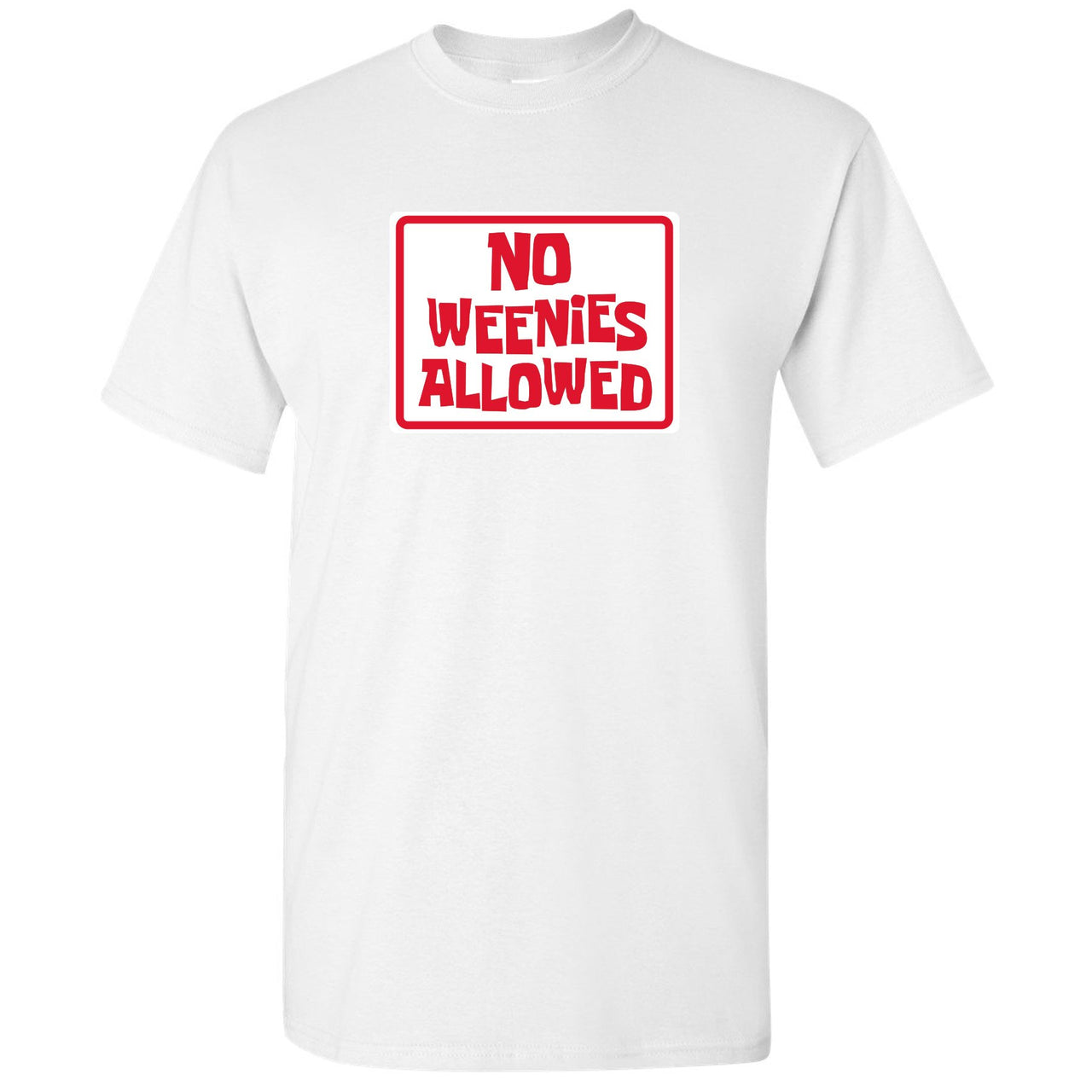 Patrick K5s T Shirt | No Weenies Allowed, White