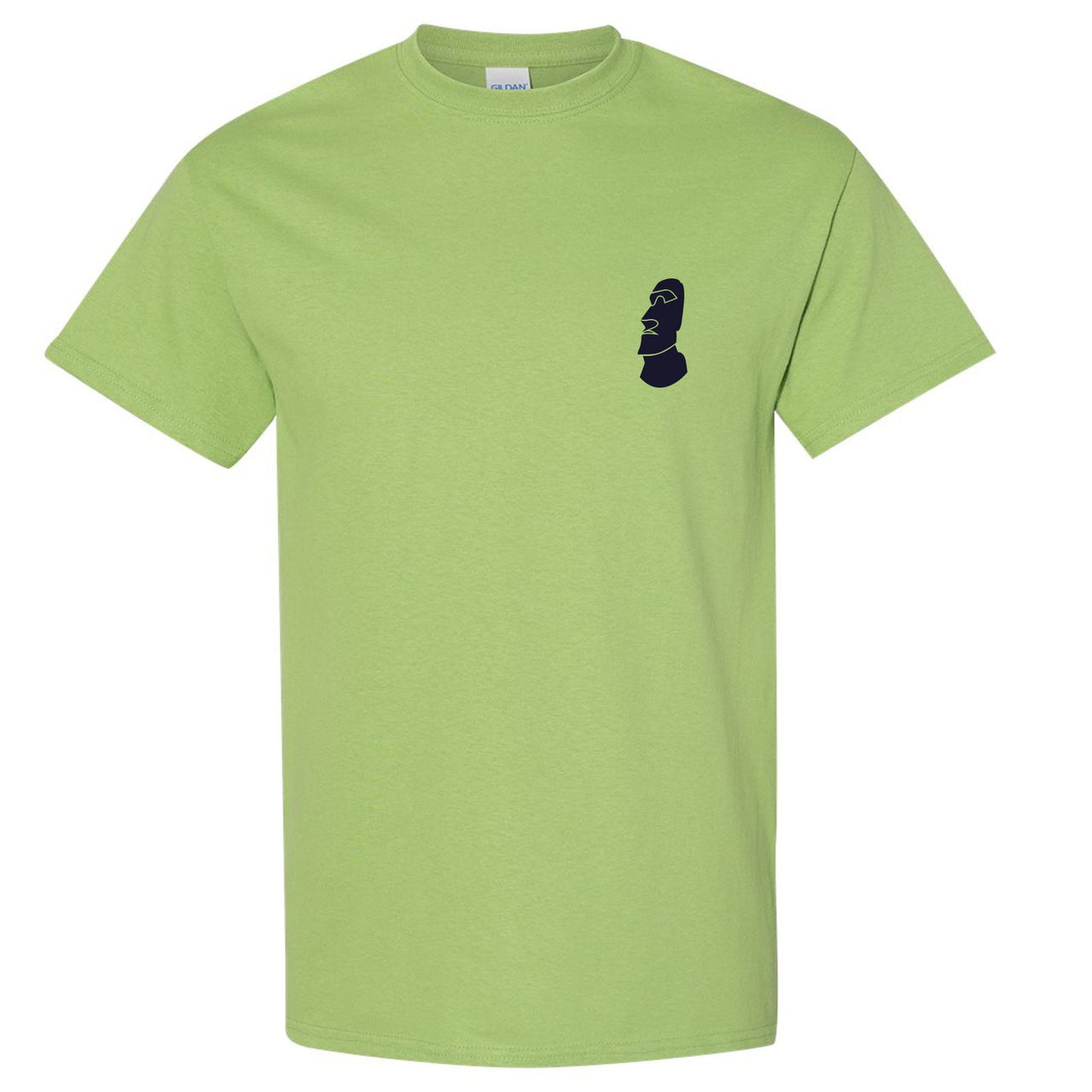 Squid K5s T Shirt | Easter Island Head, Mint Green