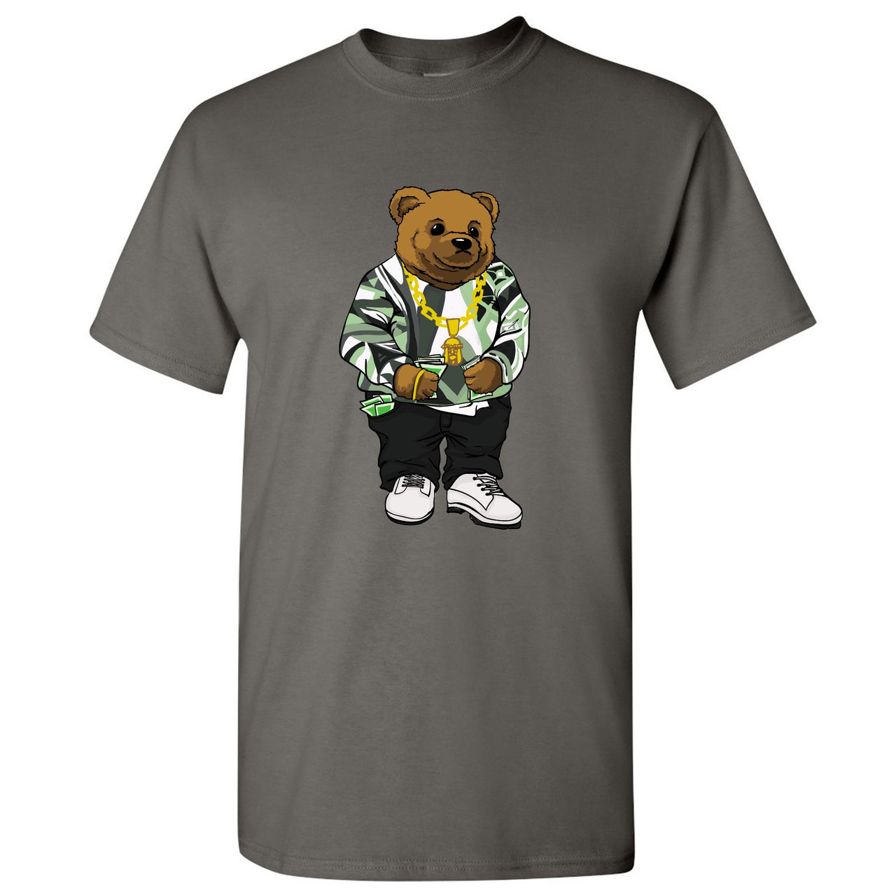 Fresh Mint 95s T Shirt | Sweater Bear, Charcoal