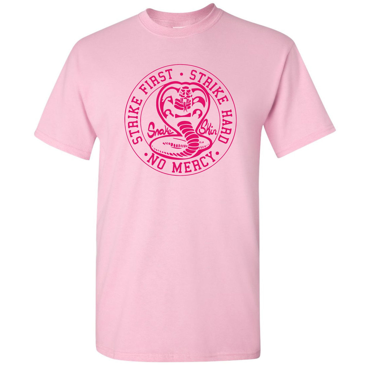Pink Snakeskin WMNS Low 11s T Shirt | Cobra Snake, Light Pink