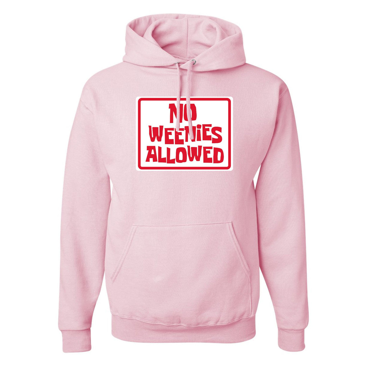 Patrick K5s Hoodie | No Weenies Allowed, Light Pink