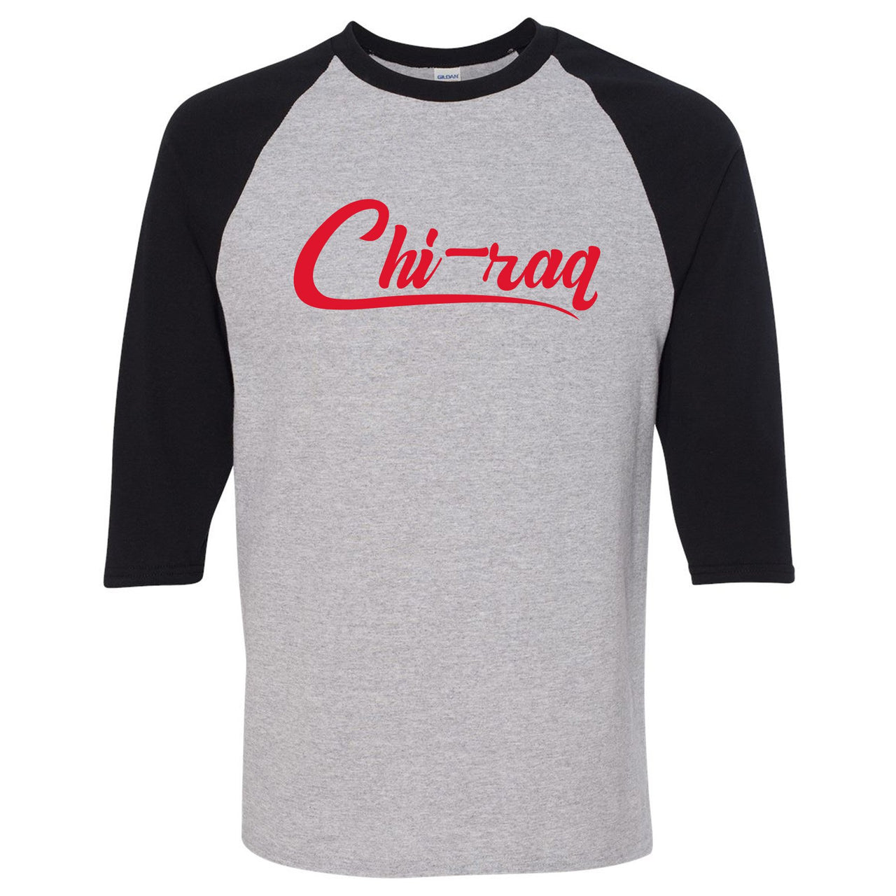 Bred 2019 4s Raglan T Shirt | Chiraq, Sports Grey and Black