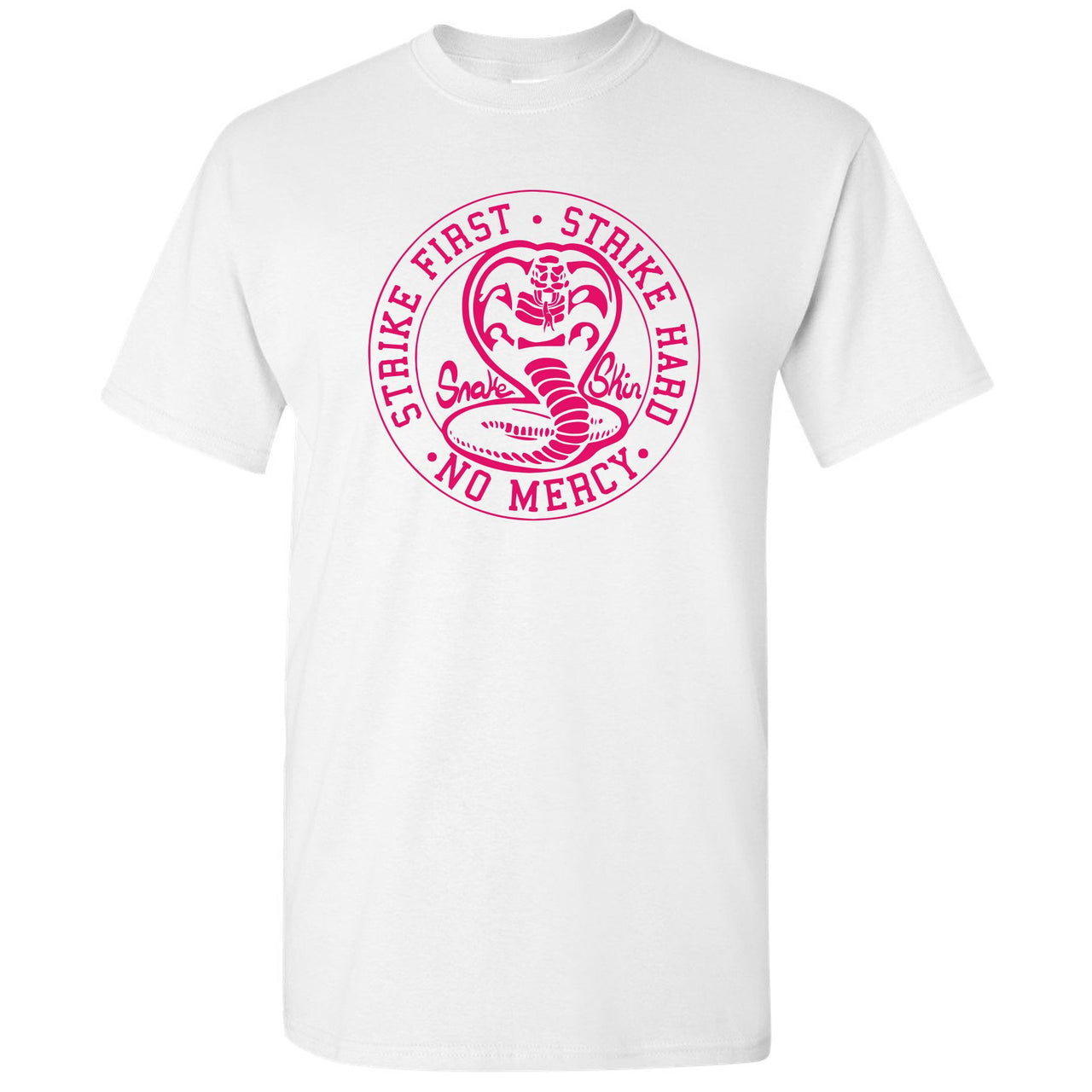 Pink Snakeskin WMNS Low 11s T Shirt | Cobra Snake, White