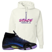 Doernbecher 14s Hoodie | Space Needle, White