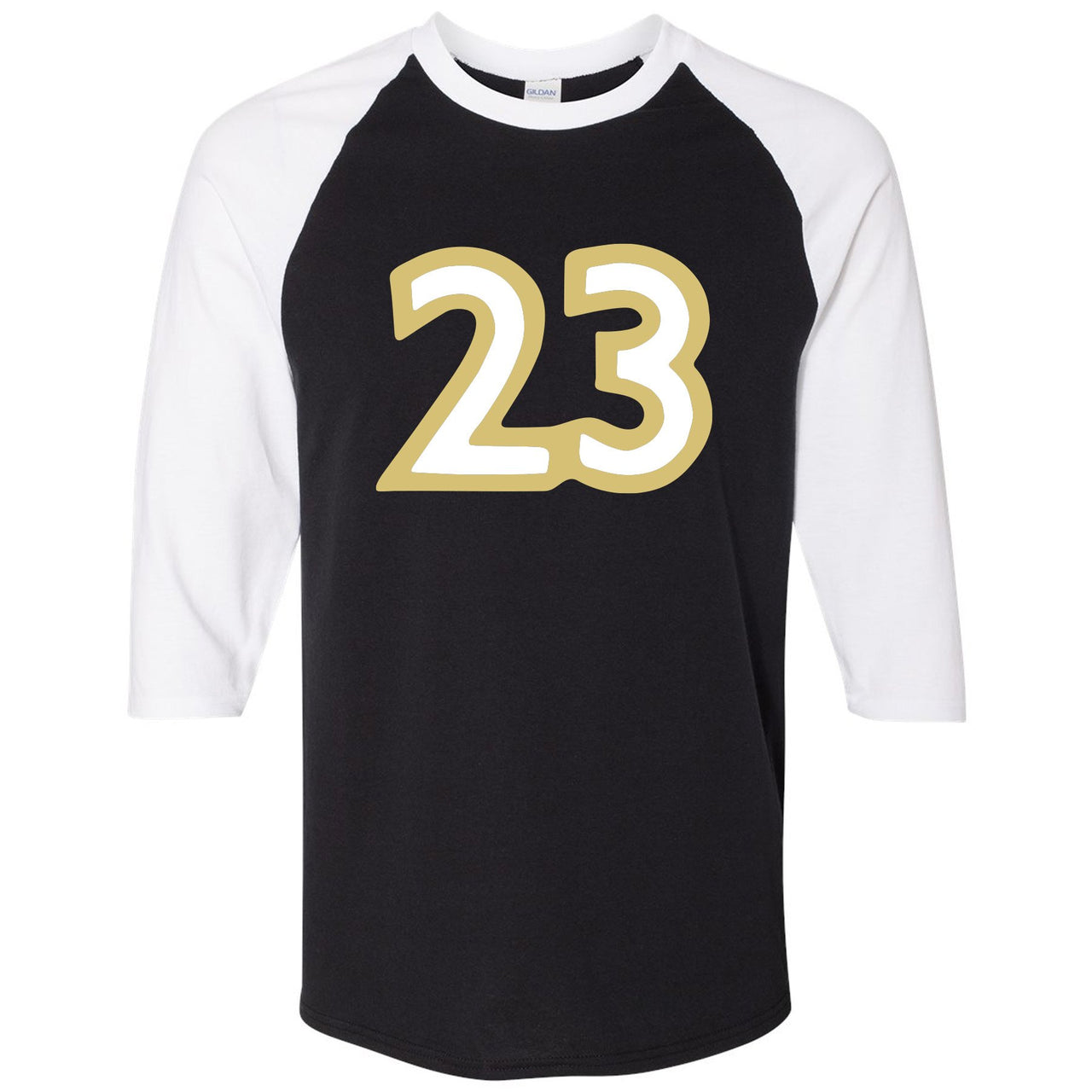 Reptile WMNS 12s Raglan T Shirt | 23, Black and White
