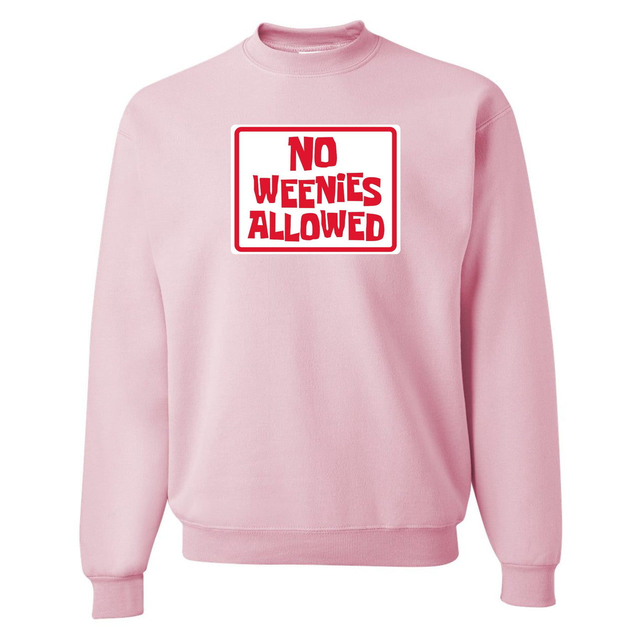 Patrick K5s Sweater | No Weenies Allowed, Light Pink