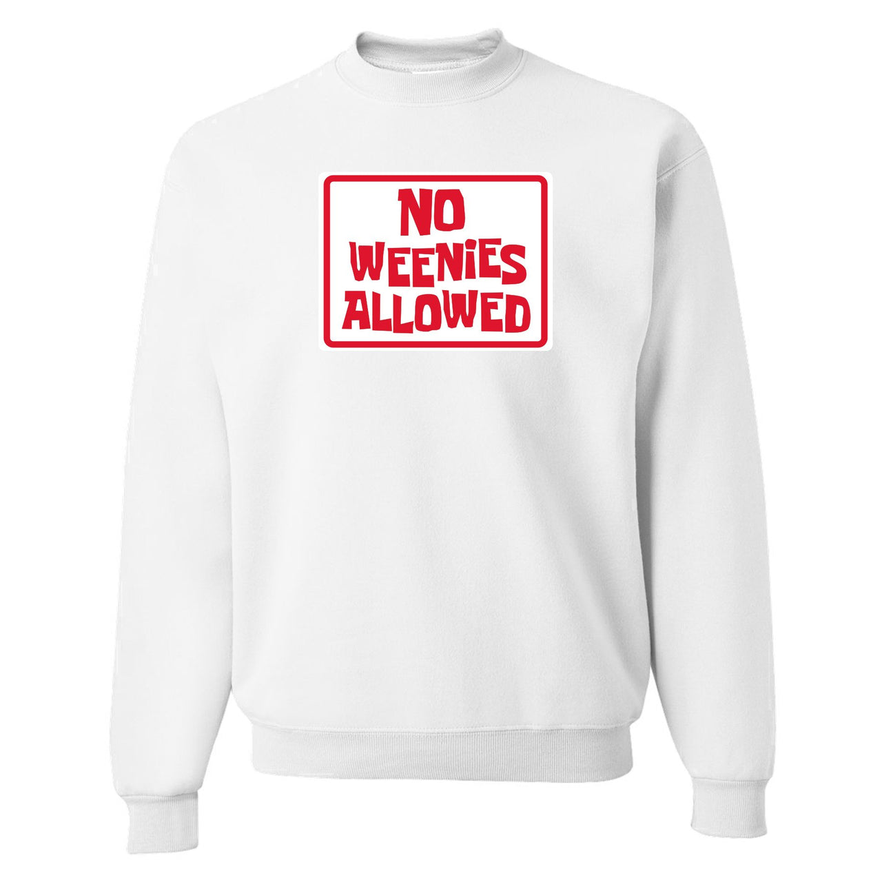 Patrick K5s Sweater | No Weenies Allowed, White