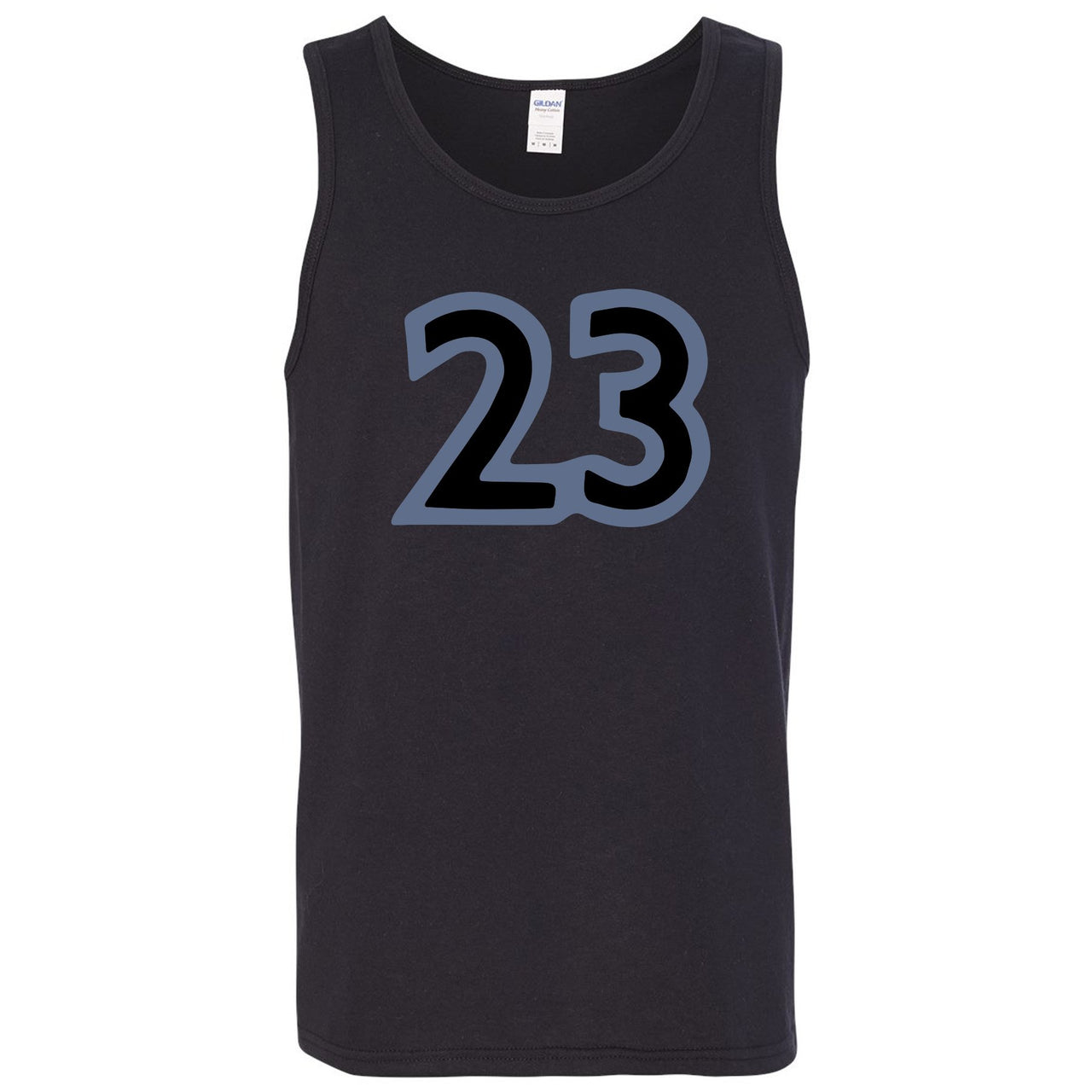 Cap and Gown 13s Mens Tank Top | 23, Black