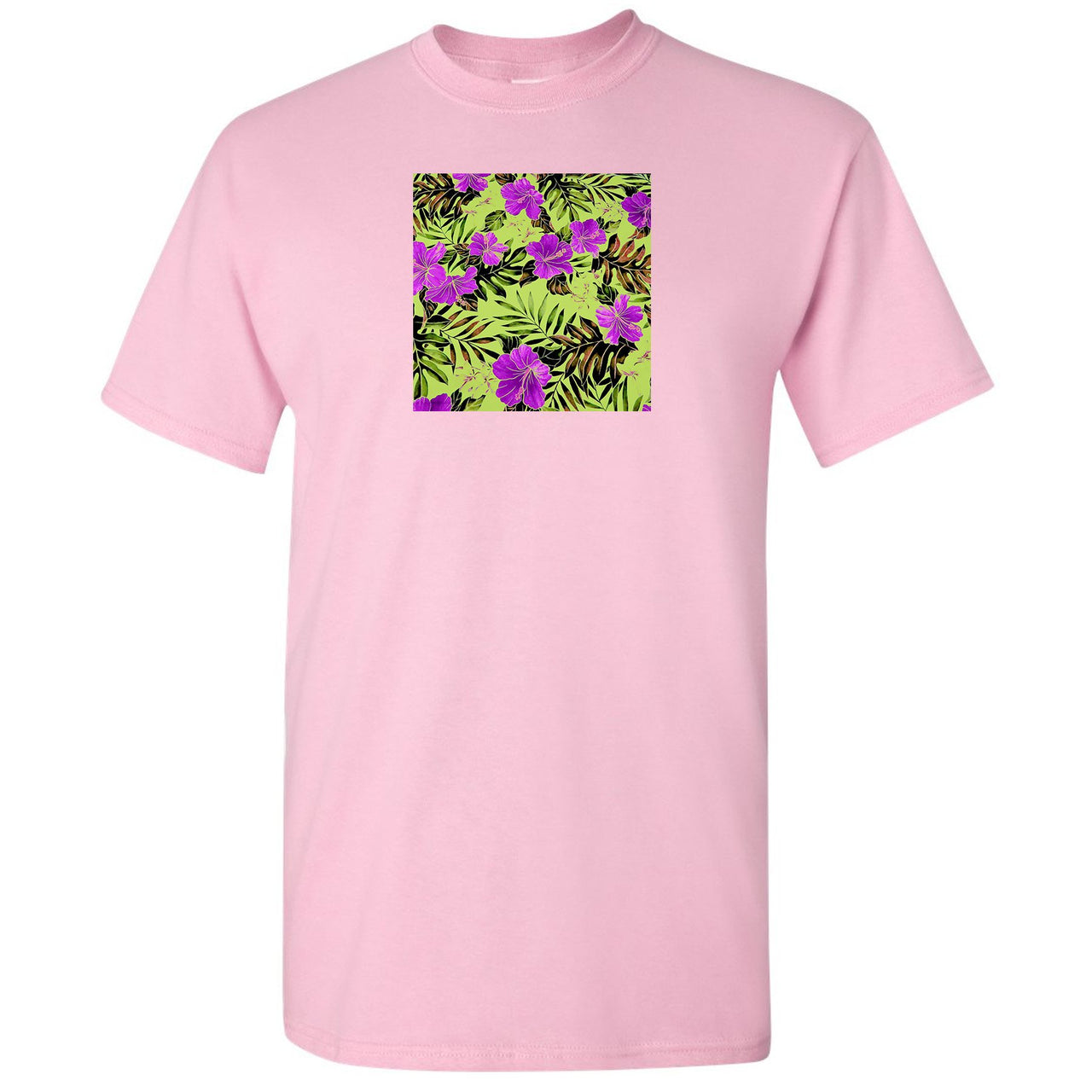 Patrick K5s T Shirt | Hawaiian Pattern, Light Pink