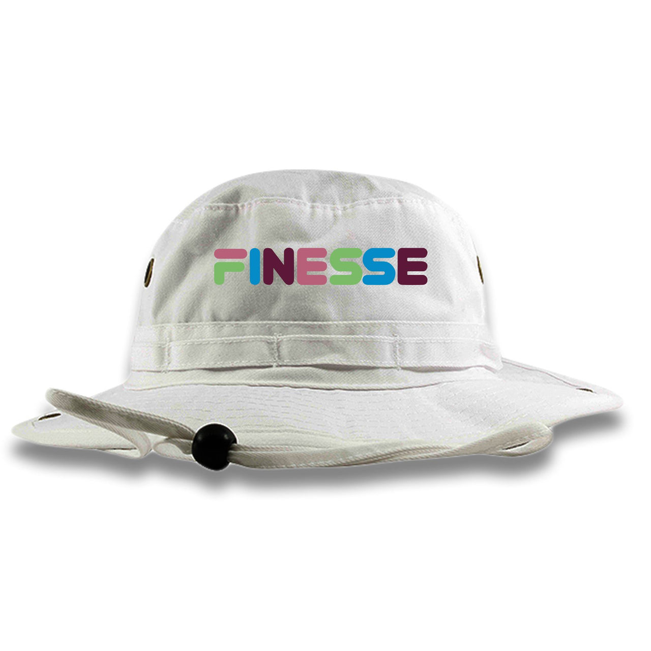 Multi Color Hyper Pink 720s Bucket Hat | Finesse, White