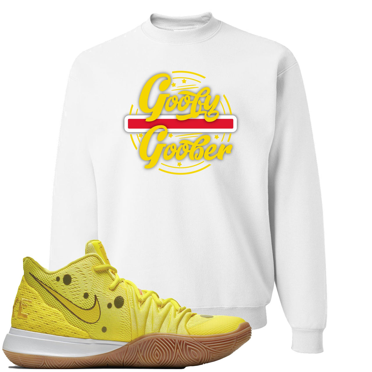 Spongebob K5s Sweater | Goober Peanut Bar, White