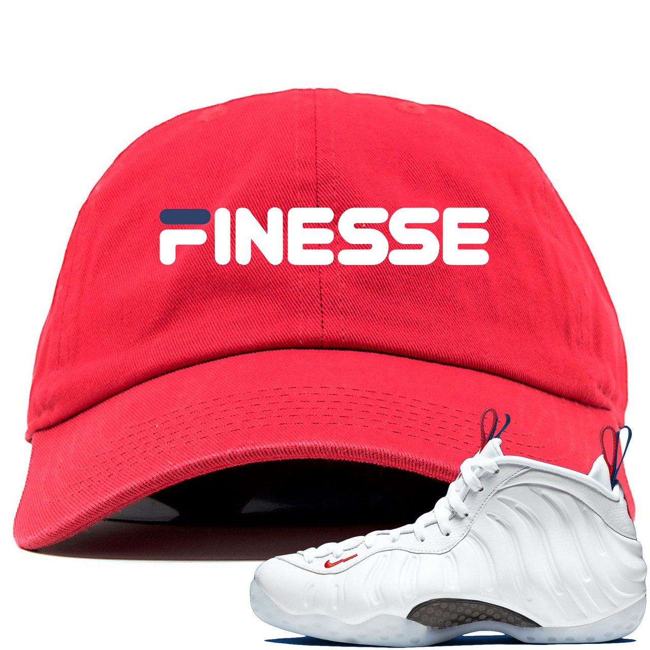 USA One Foams Dad Hat | Finesse, Red