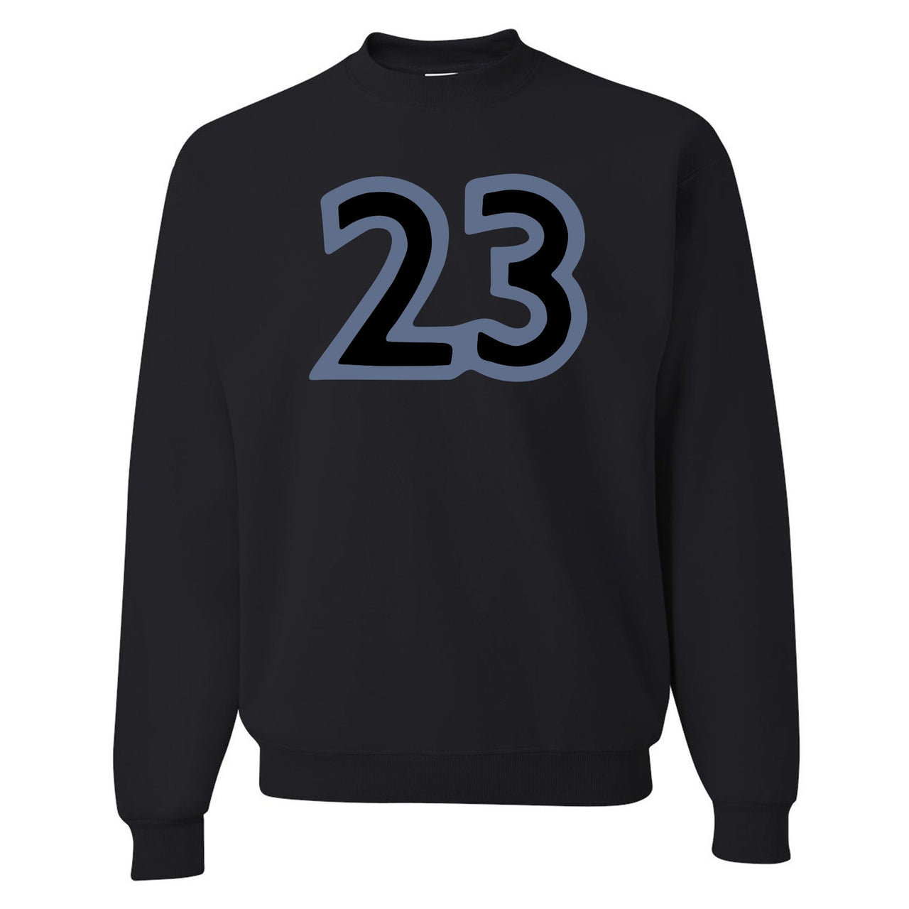 Cap and Gown 13s Crewneck Sweatshirt | 23, Black