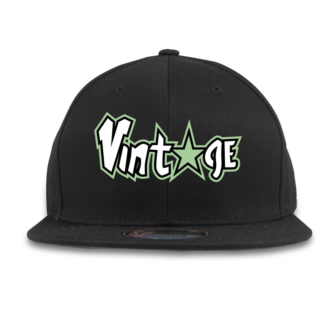 Fresh Mint 95s Snapback | Vintage Star Logo, Black