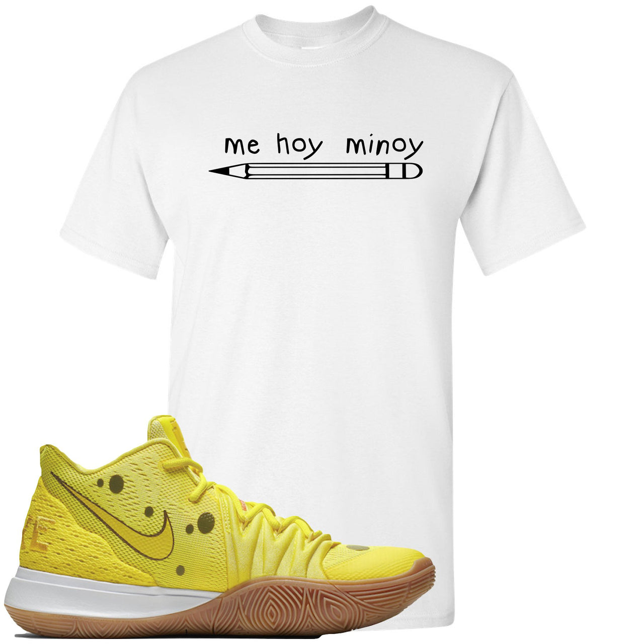 Spongebob K5s T Shirt | Mi Hoy Minoy, White