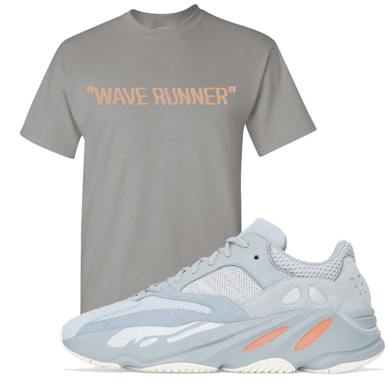 Inertia 700s T Shirt | Wave Runner, Light Gray