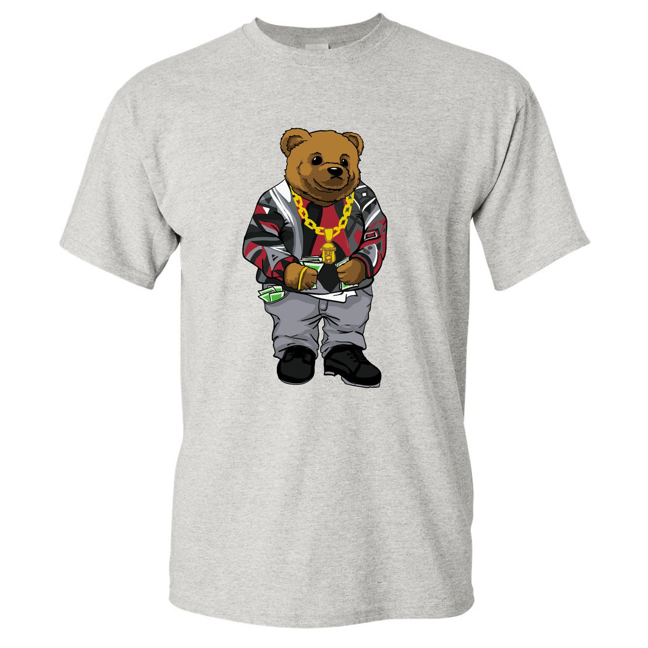 Bred 2019 4s T Shirt | Sweater Bear, Gray