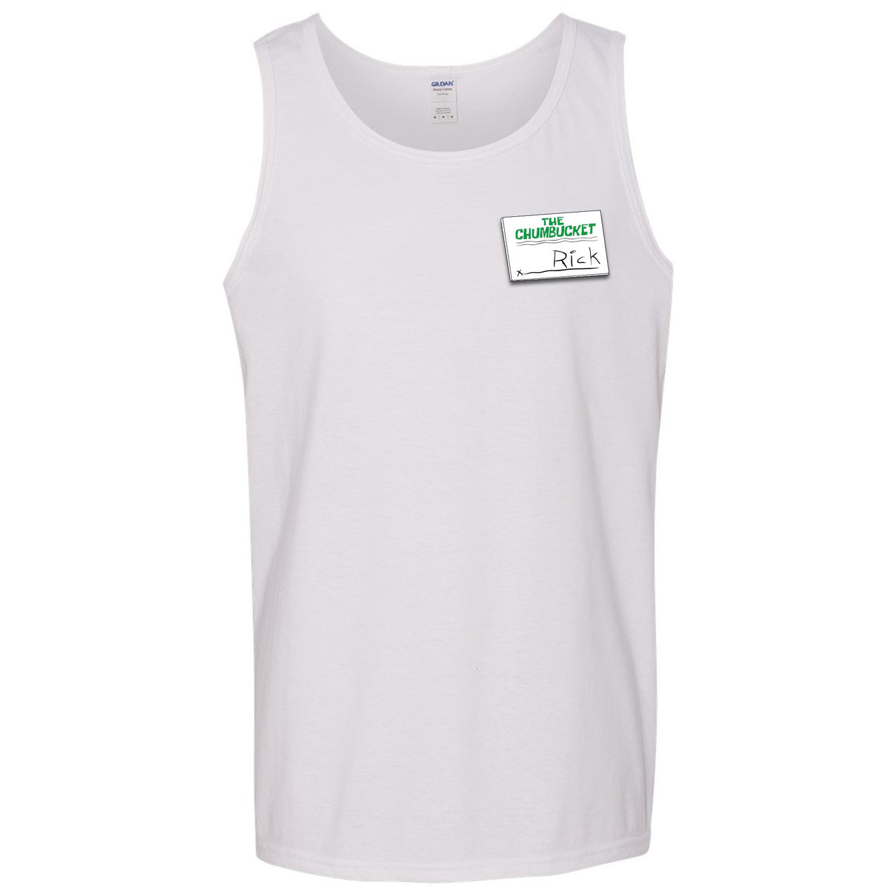 Patrick K5s Mens Tank Top | Rick, White