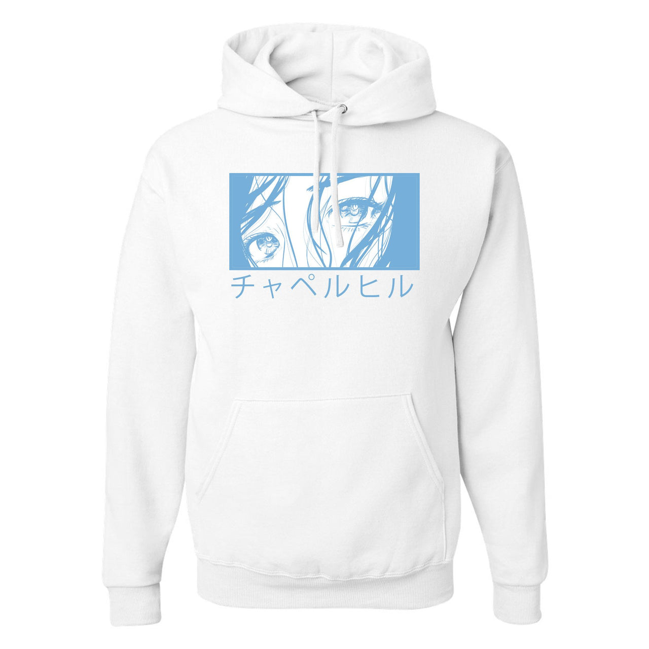 UNC Low 1s Hoodie | Chapel Hill Japanese, White