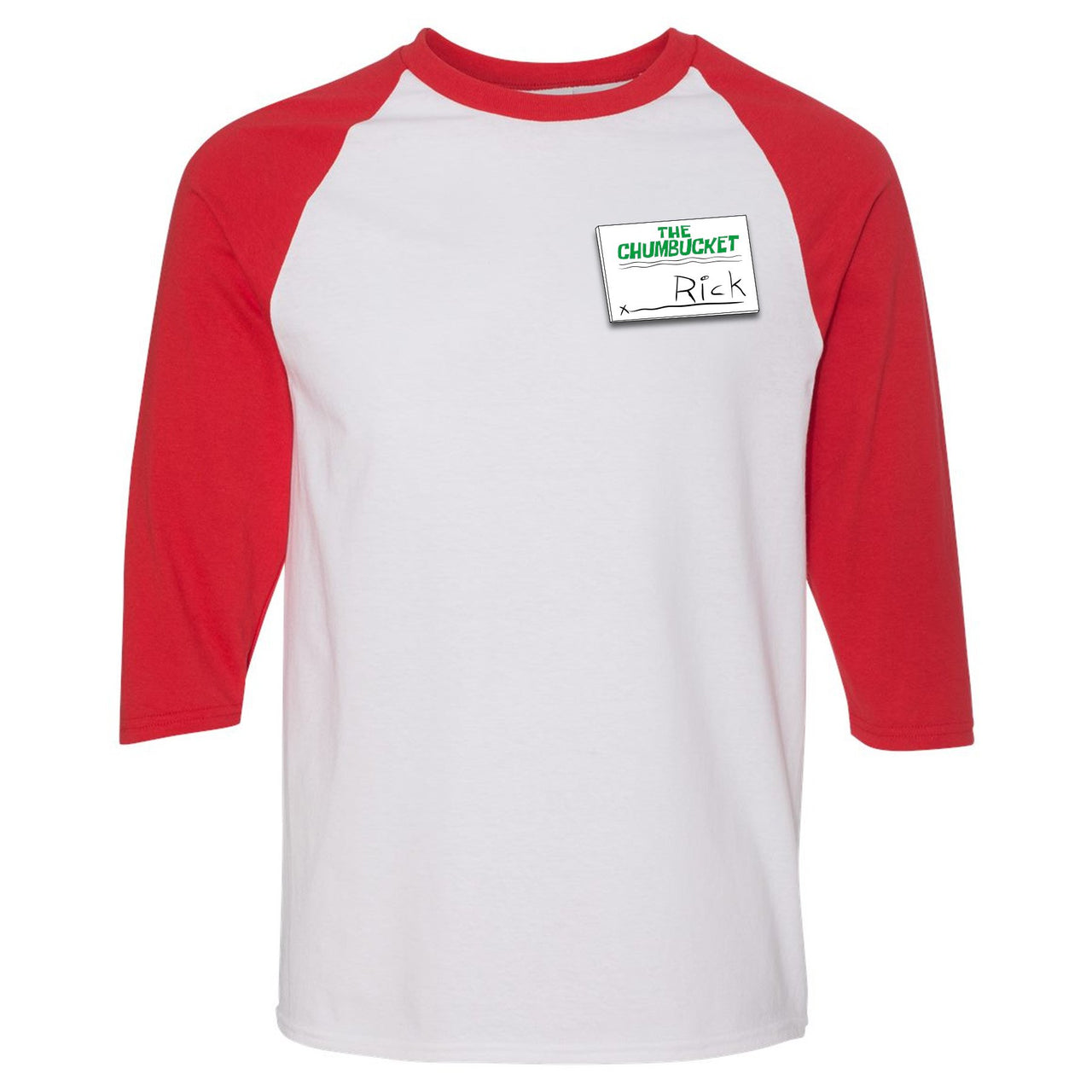 Patrick K5s Raglan T Shirt | Rick, White and Red