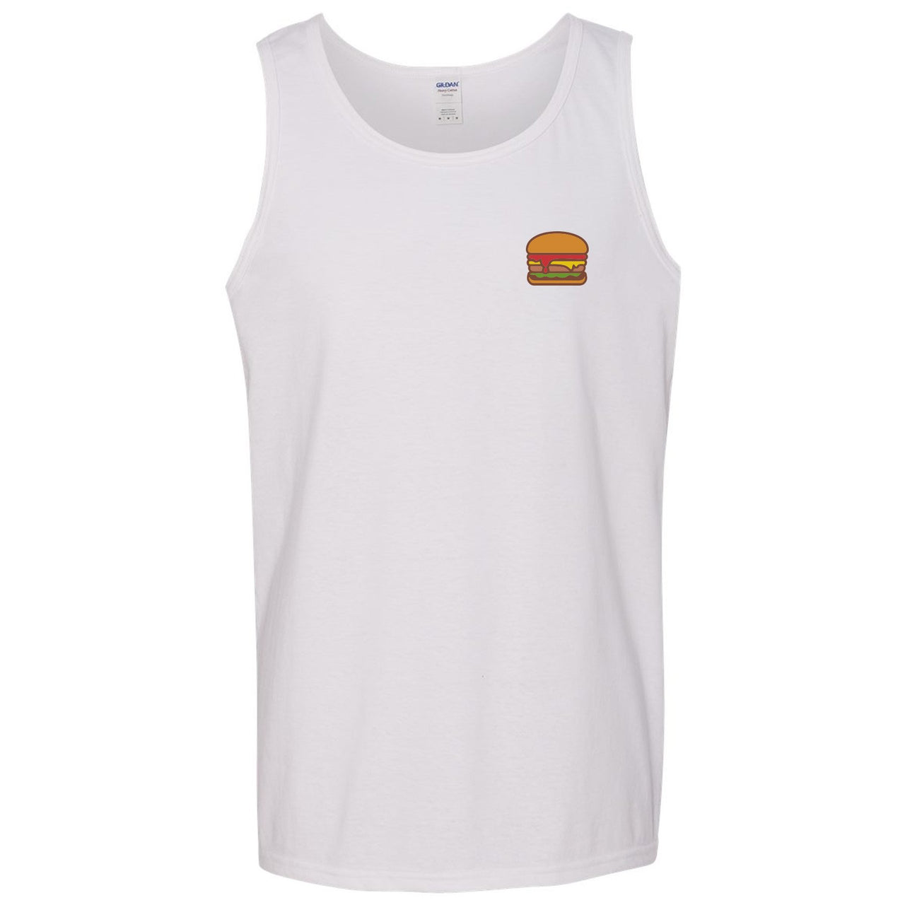 Spongebob K5s Mens Tank Top | Hamburger, White