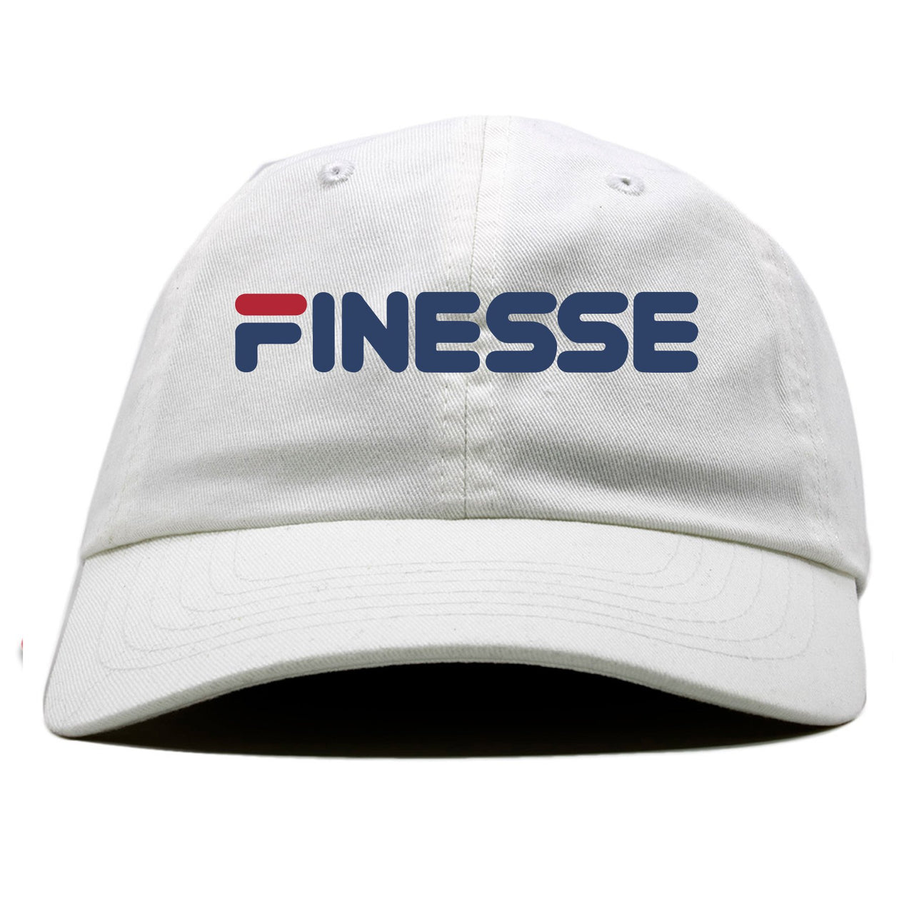 USA One Foams Dad Hat | Finesse, White