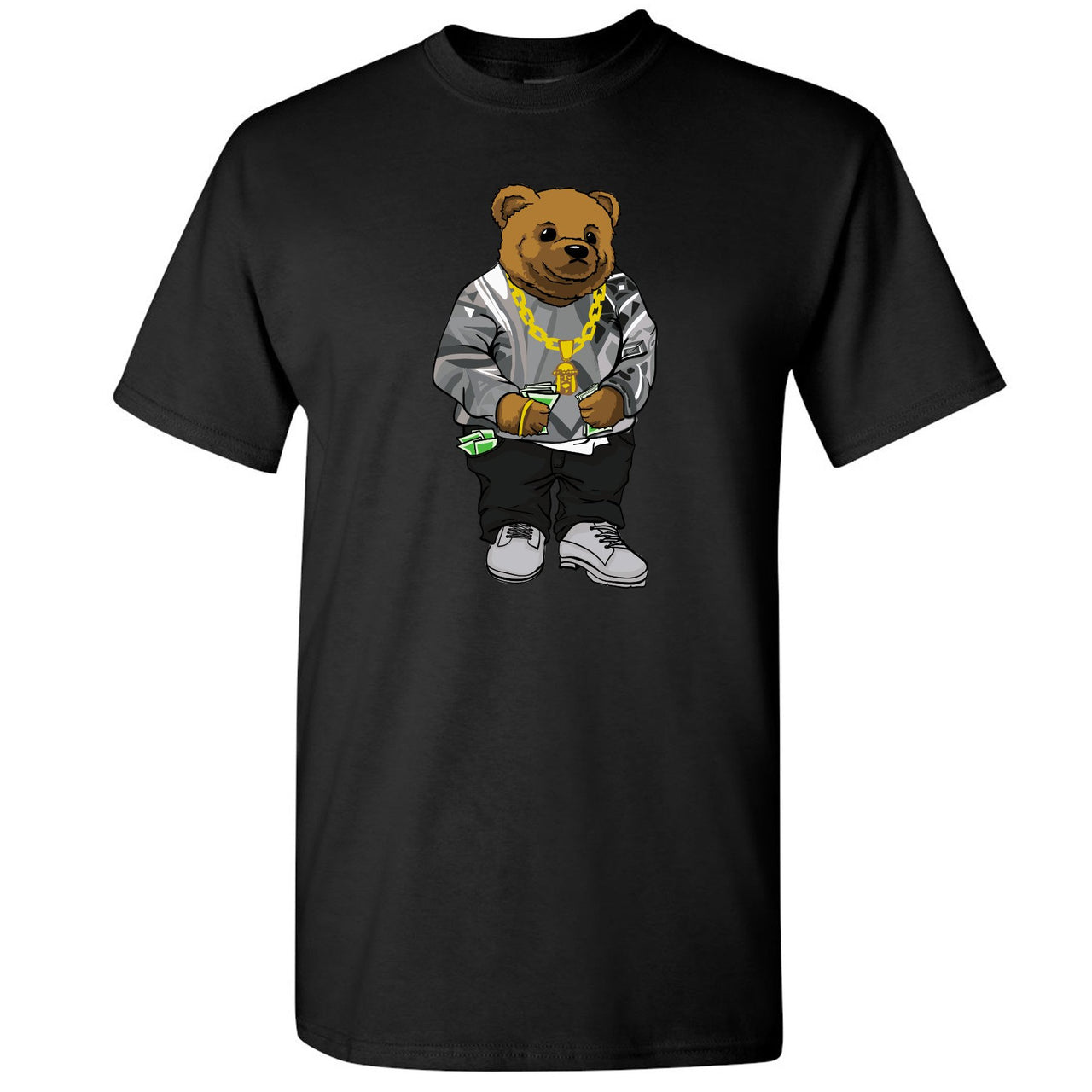 Utility Black 700s T-Shirt | Sweater Bear, Black