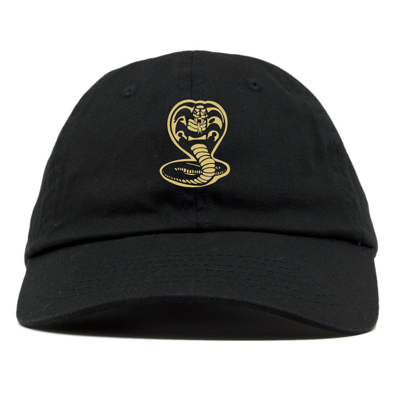 Reptile WMNS 12s Dad Hat | Cobra Snake, Black