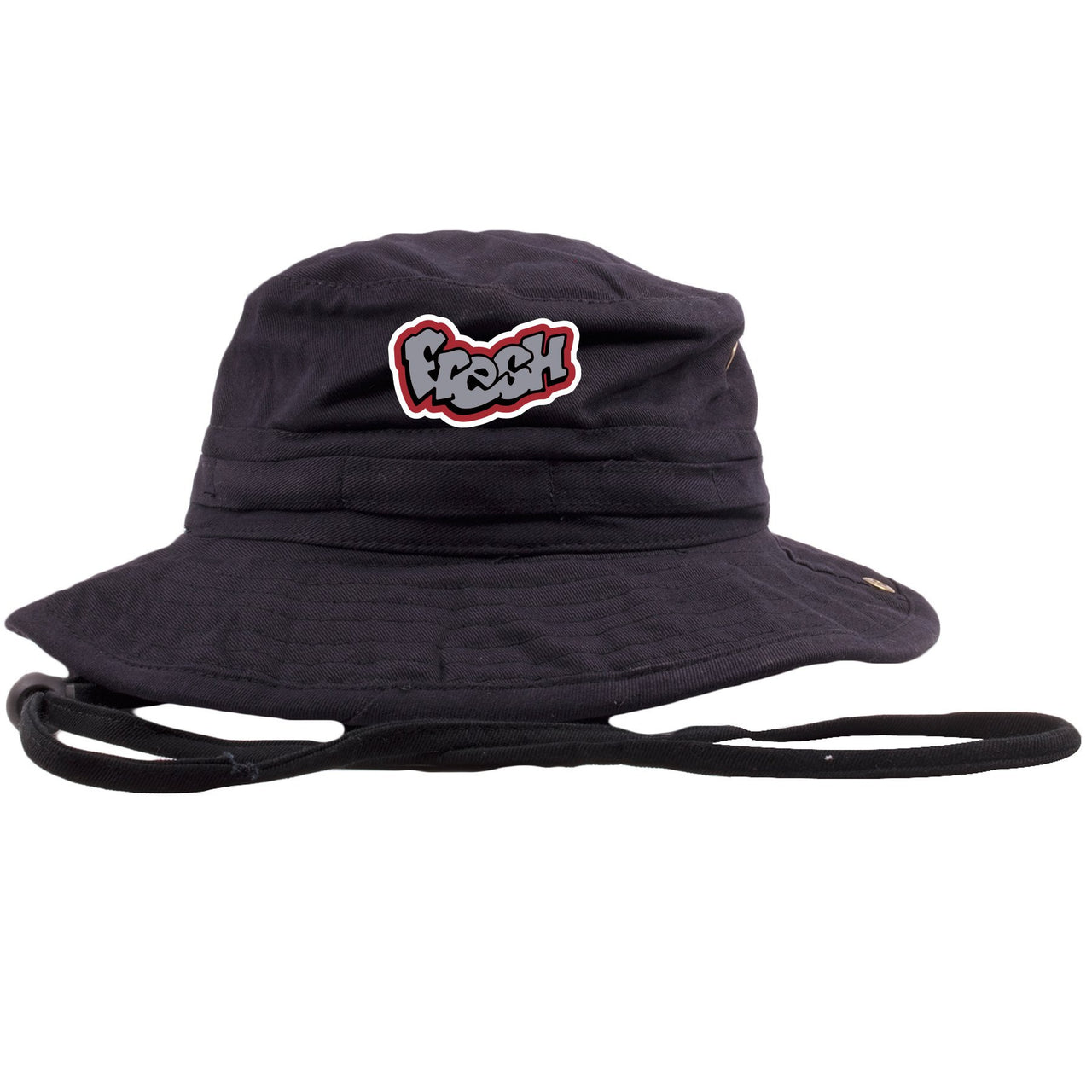 Bred 2019 4s Bucket Hat | Fresh Logo, Black