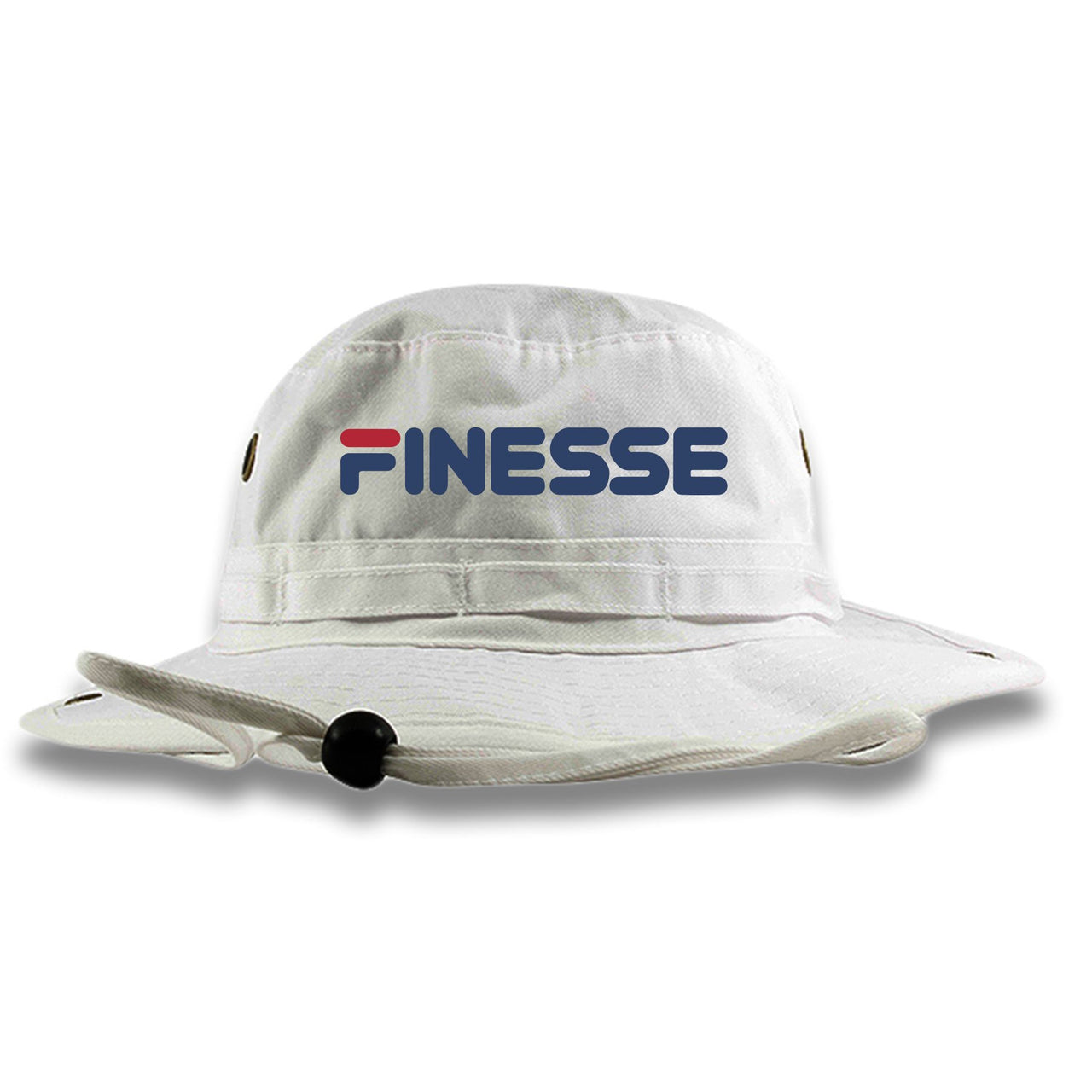 USA One Foams Bucket Hat | Finesse, White