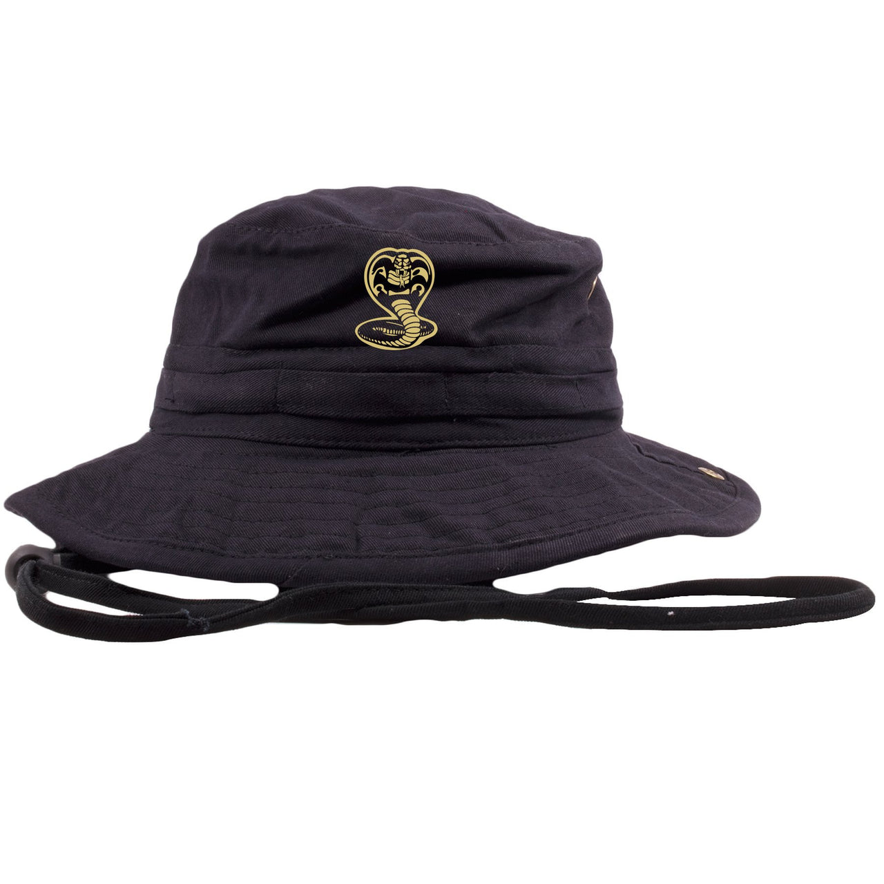 Reptile WMNS 12s Bucket Hat | Cobra Snake, Black