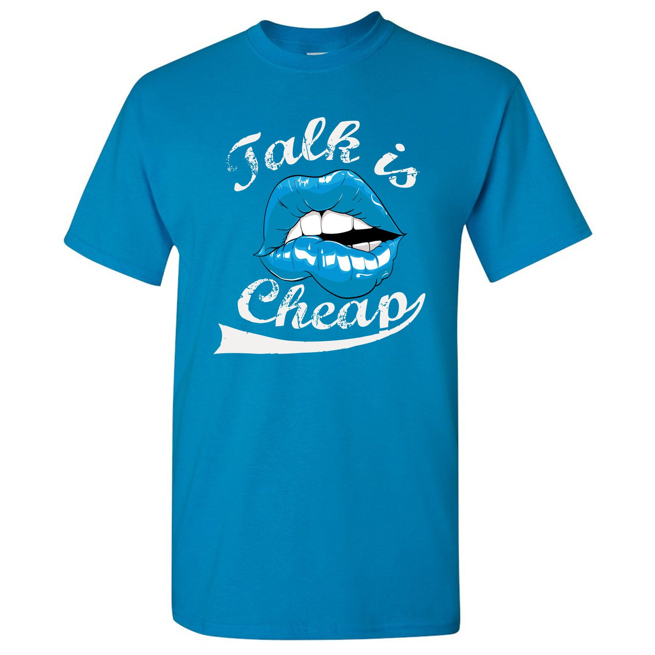 University Blue Blazers T Shirt | Talking Lips, Blue