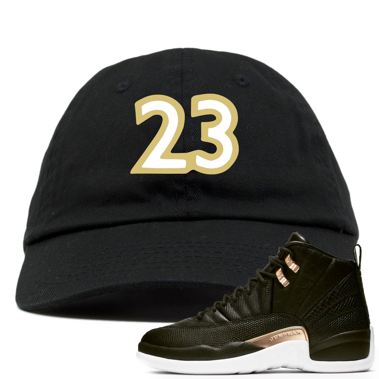Reptile WMNS 12s Dad Hat | 23, Black