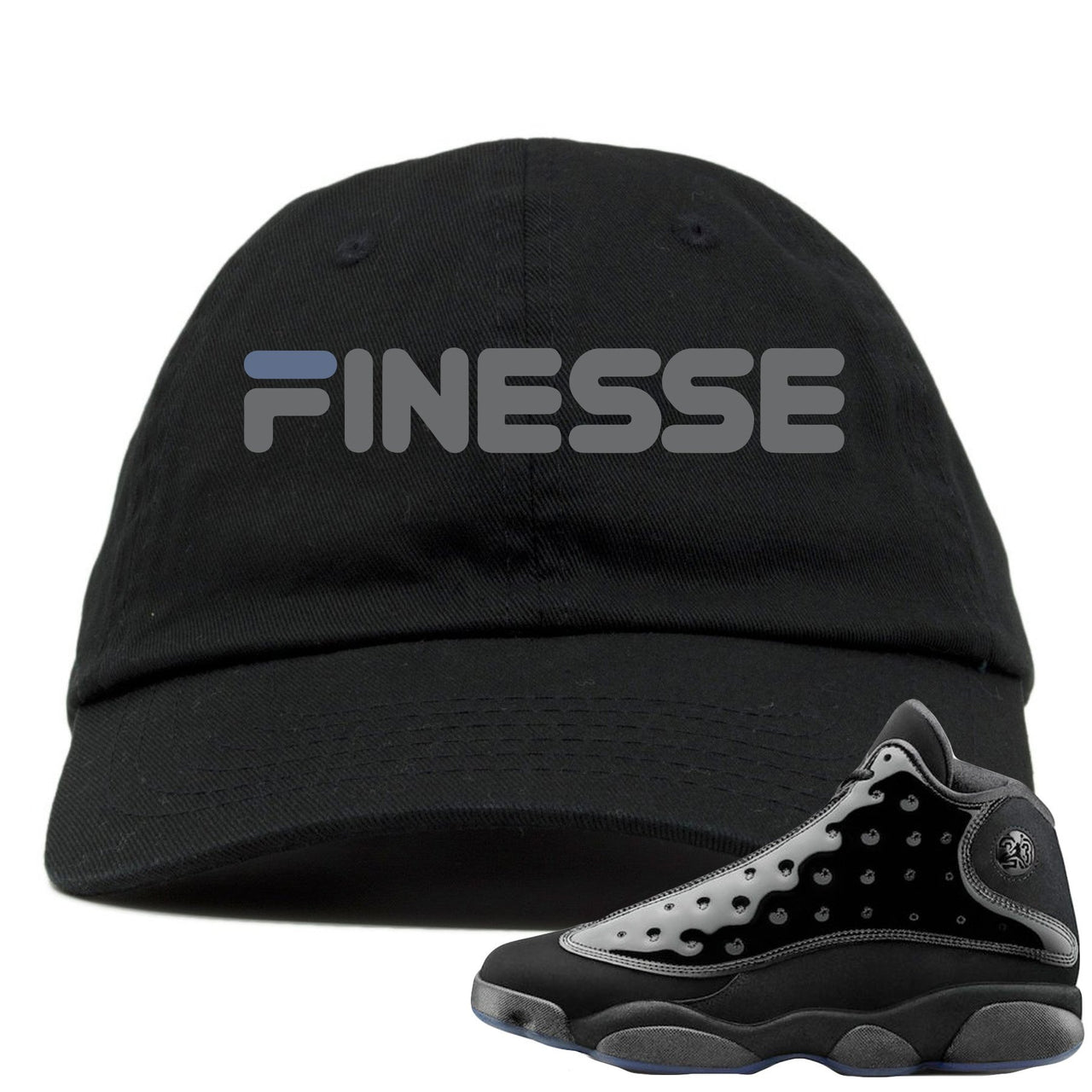 Cap and Gown 13s Dad Hat | Finesse, Black