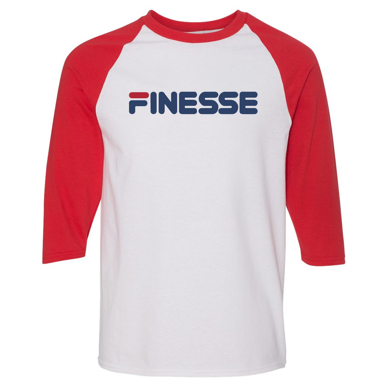 USA One Foams Raglan T Shirt | Finesse, White and Red