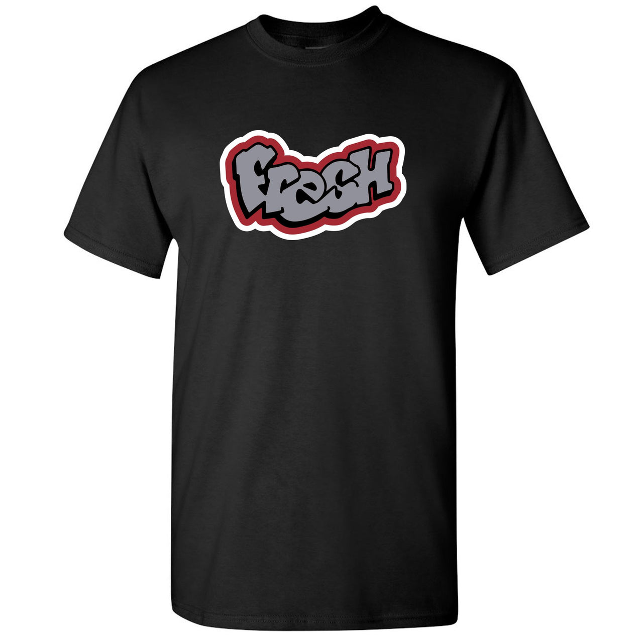 Bred 2019 4s T Shirt | Fresh Logo, Black