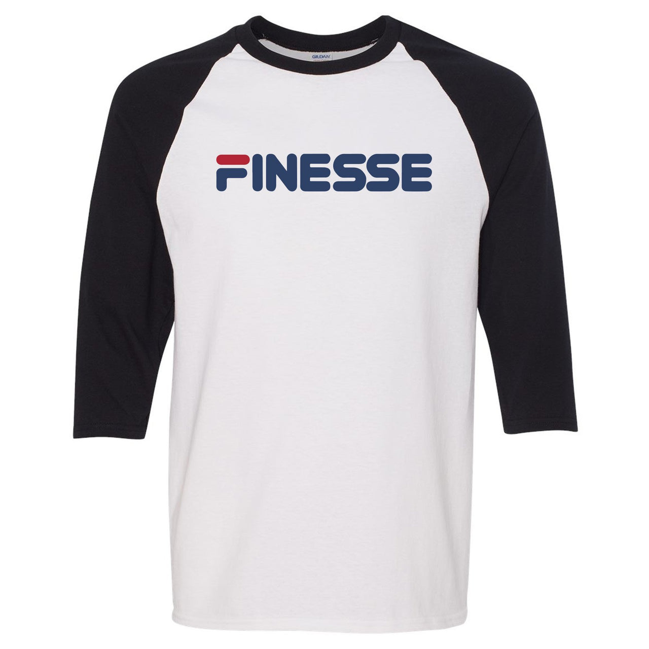 USA One Foams Raglan T Shirt | Finesse, White and Black